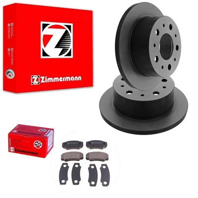 ZIMMERMANN BREMSSCHEIBEN + BELÄGE HINTEN passend für FIAT DUCATO BOXER JUMPER