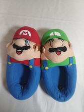 Zapatillas sin cordones Super Mario Bros Mario y Luigi niños talla 4-5