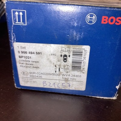 BOSCH Bremsbelag 0 986 494 591