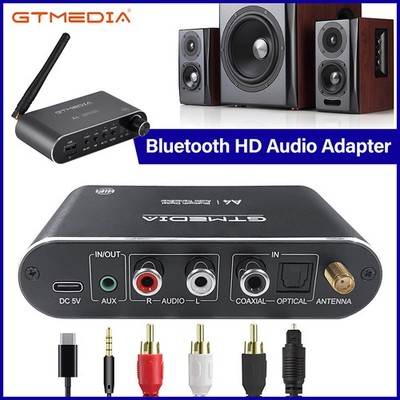 GTMedia Bluetooth 5.1 Sender & Empfänger Optischer, AUX Koaxial USB-Audioadapter