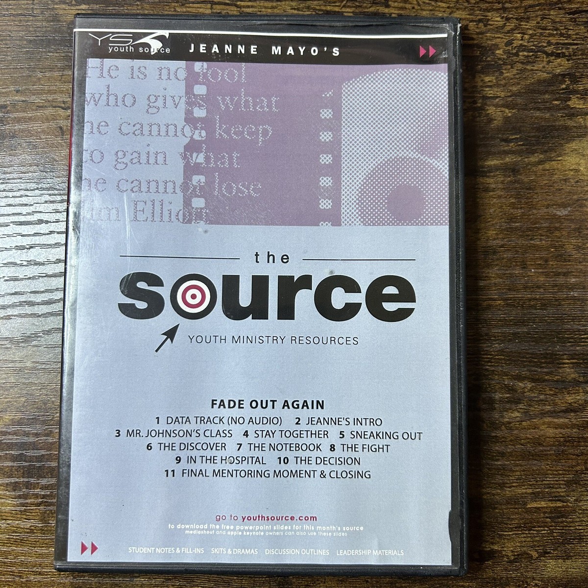 Jeanne Mayo&rsquo;s Youth Ministry Resources Fade Out Again August 2005 