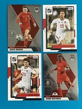 Wales soccer team 4 card lot - Daniel James / Brooks / Ampadu / Matondo Mosaic