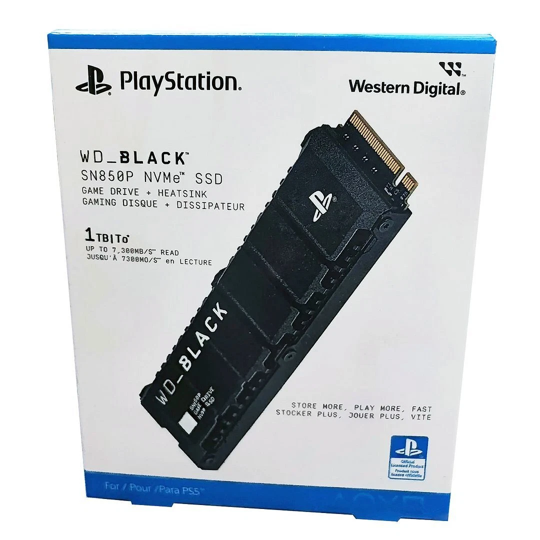 WD_BLACK SN850P NVMe SSD PS5 Gaming Drive