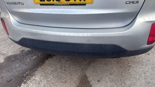 KIA SORENTO 2012–2014 COMPLETE REAR BACK BUMPER SILVER [3D] - DAMAGE