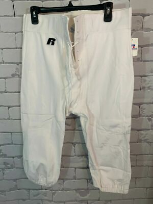 Russell Youth  2-Slot Waist Lace Up Football Pant  - XXL  - NEW  (BF760) White
