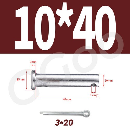 Steckbolzen Bolzen Federstecker Edelstahl V2A A2 Splintbolzen Sicherungsbolzen - Bild 91 von 194