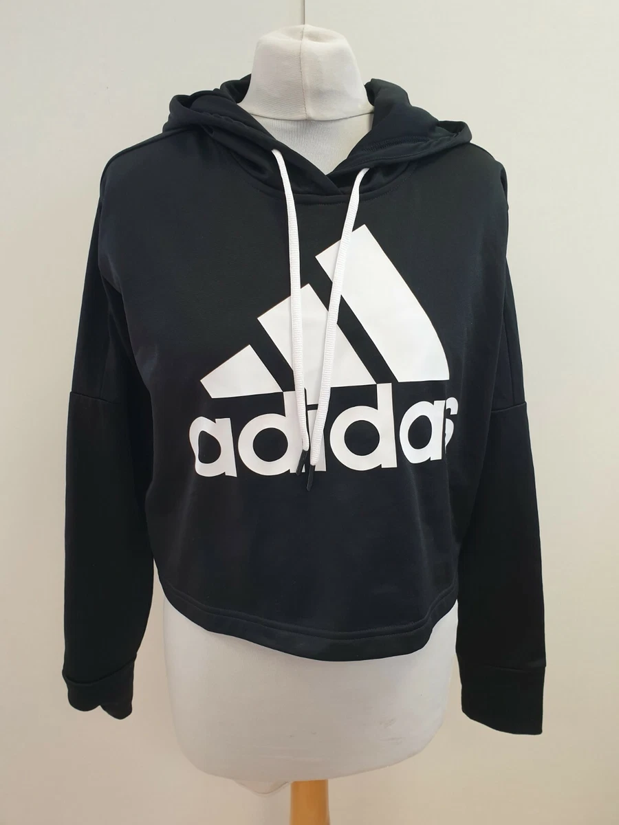 Black and white best sale womens adidas hoodie