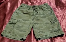 Boys Old Navy Camo Shorts Size 8 Pull On Drawstring Cargo