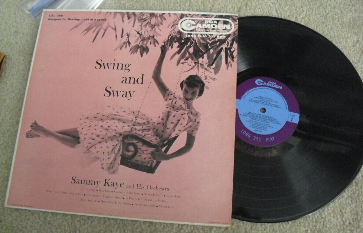 Vintage LP Record Album RCA Camden 33 1/3 Sammy Kaye Swing and