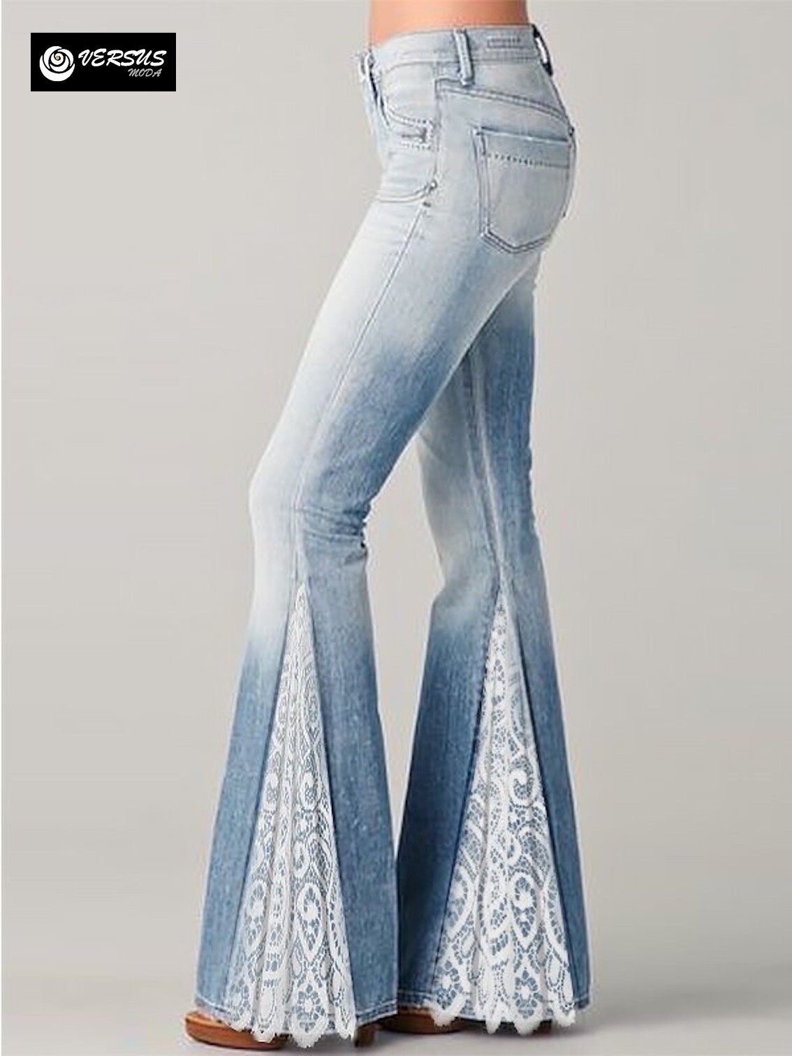 Image 91 - Jeans Shorts Woman with Tulle Woman Denim Shorts and Tulle Jeans JEA016 16B