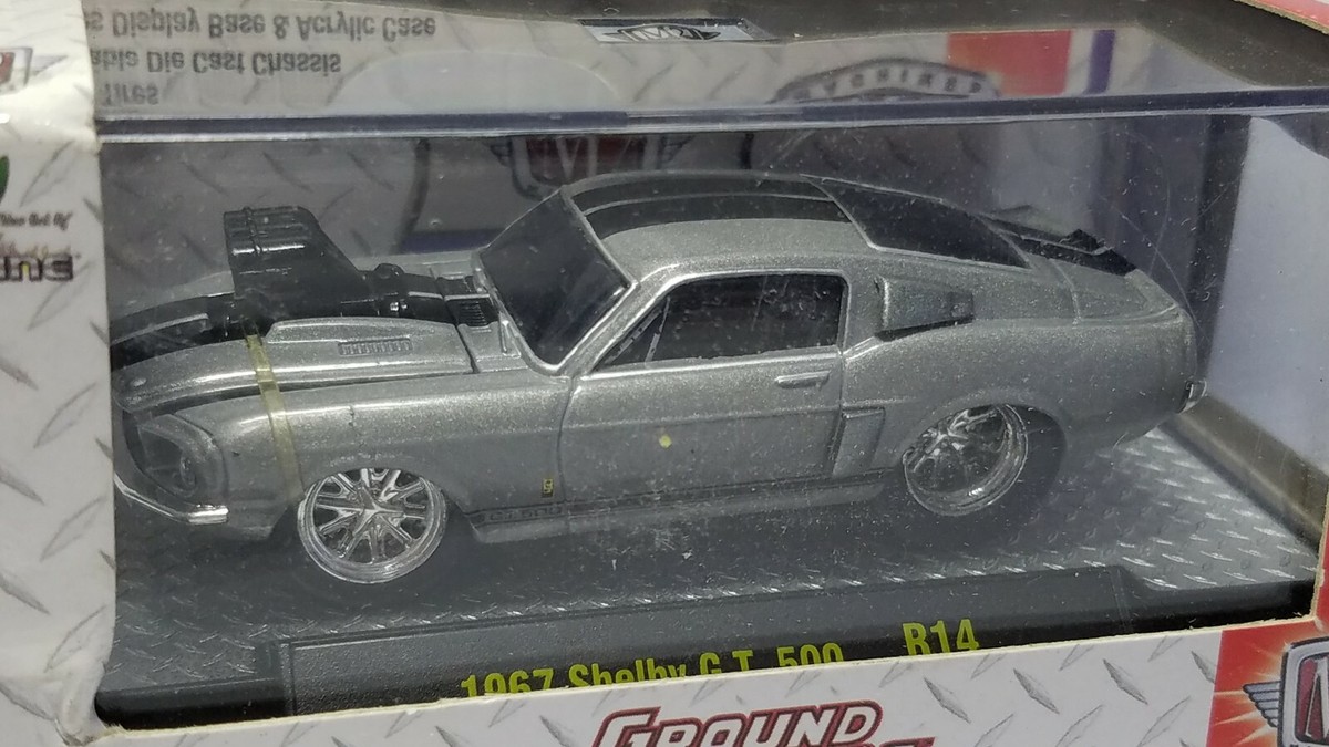 1/64 M2 GROUND POUNDERS 1967 FORD MUSTANG SHELBY GT 500 GRAY | eBay