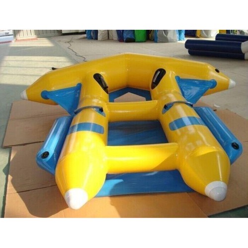 Water Sport Games Inflatable Fly Fish Boat Water Ski Tube Water Banana Boat - Picture 3 of 13