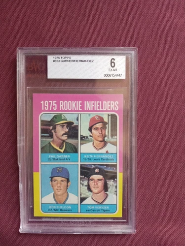 1975 Topps Keith Hernandez #623 Rookie Infielders RC BVG 6