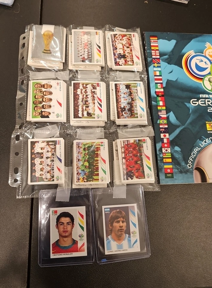 Panini Germany 2006 Complete Loose Sticker Set + Album Messi & Ronaldo - Image 3 of 4