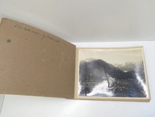 ANTIQUE 1921 NEW ZEALAND PHOTOGRAPH ALBUM BULLER GORGE - CAVE MOUNTAINS GEYSERS