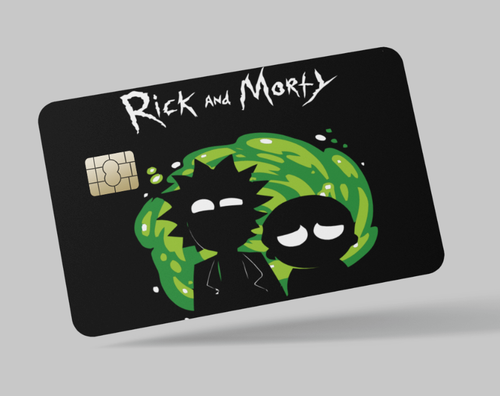 rick and morty , 2 pc credit card skin & DEBIT CARD,TROLLEY & GYM - Picture 18 of 25