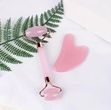Facial Massage Roller & Gua Sha Set Facial Beauty Tools.