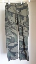 Wrangler Boy's Husky 10 Cargo Pant Gray Camoflage Gargo Pockets Pre-owned