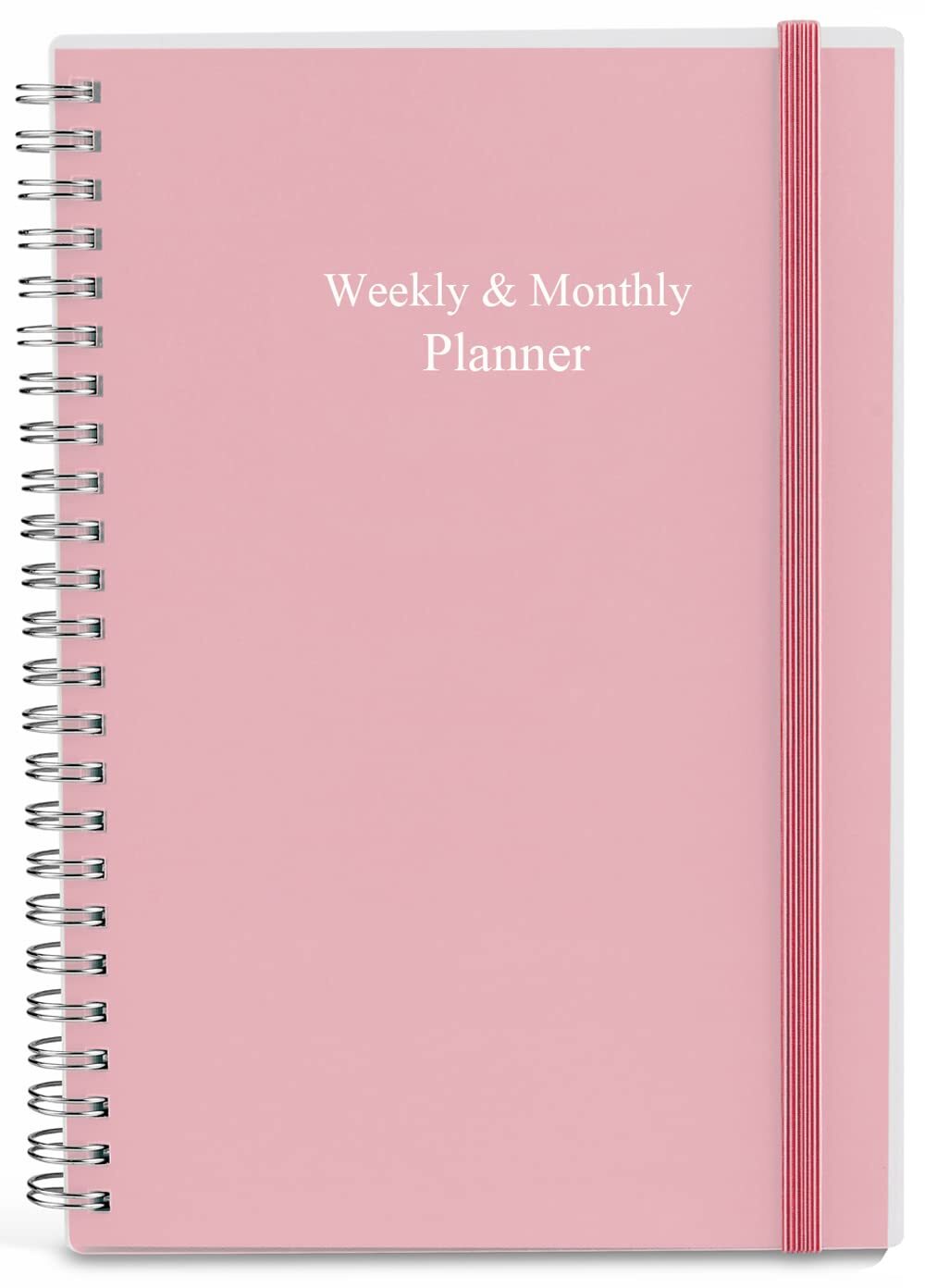 Undated Planner for 2024 or Any Year - Weekly & Monthly Organizer Notebook & ...