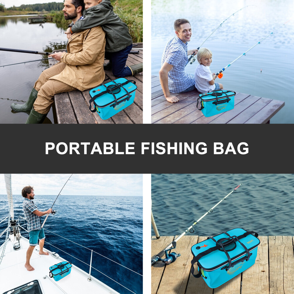 camping bucket Fish Live Bait Bucket Live Fish Container for Fishing