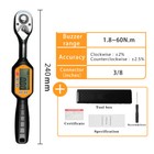 HOT Digital Torque Wrench 3/8'' Short Handle Torque Wrench Bike Car Repair Tool