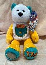 Ohio Bear  Quarter 45th Limited Treasures Coin Plush Beanie