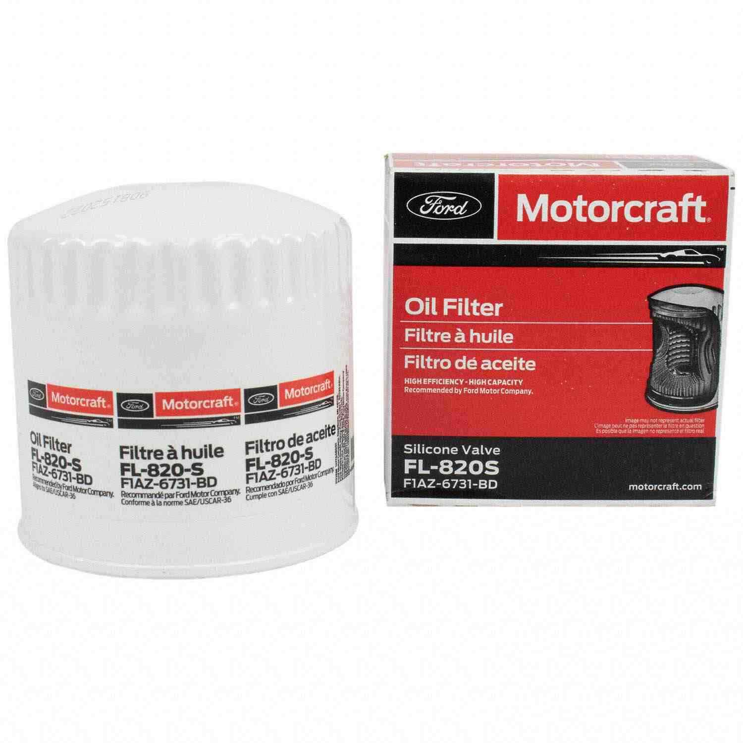 MOTORCRAFT FL 820S cross reference oil filters oilfilter