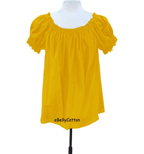 Chemise Blouse Cotton Gauze Peasant Shirt Renaissance Costume Halloween medieval - Picture 37 of 115