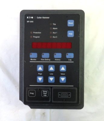 CUTLER-HAMMER MP-3010 66D2205G01 Protection Relay, FOR PARTS/ REPAIR