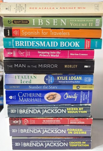 13 Mixed PB Books - Brenda Jackson, Kylie Logan, Catherine Marshall, Lois Lowry - 第 1/14 張圖片