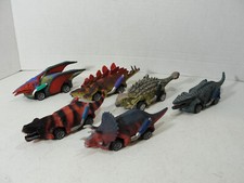 DINOBROS Dinosaur Toy Pull Back Cars,6 Lot Dino Diecast