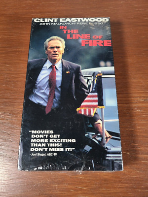 Brand New Sealed!! In the Line of Fire - Clint Eastwood, John Malkovich VHS