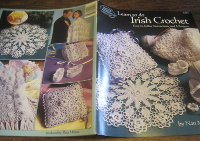 Learn to do Irish Crochet 5 Projects BY Nan Mensinga AMERICAN SCHOOL #1291 BK