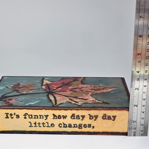 HOUSTON LLEW Spiritile No.145 Turning Point Glass Enamel on Copper Decor Box - Picture 9 of 11