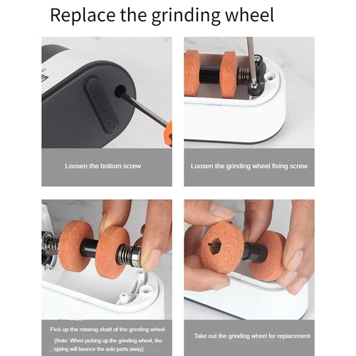 Electric Knife Sharpener Professional Kitchen Scissor Knife Sharpening Tool AU - Picture 9 of 11