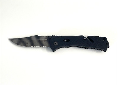 SOG TF-3 Trident TigerStripe Folding Knife AUS-8 USA Early Version