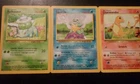 Starter pokemon cards Charmander Squirtle Bulbasaur Base Set  Fan favorites NM