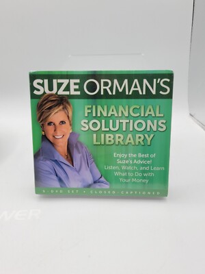 Suze Orman's Financial Solutions Library (9 Disc Set) NEW SEALED DVD SET