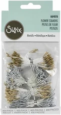 Sizzix Making Essential Flower Stamens 300/Pkg-Metallic New 664616