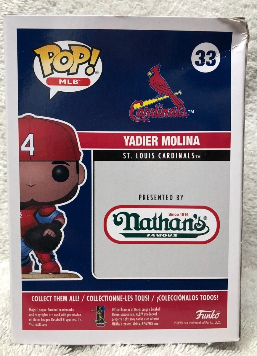 YADIER MOLINA FUNKO POP sga cardinals st louis NEW giveaway STADIUM EXCLUSIVE 33