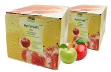 Bleichhof Apfelsaft klar – 100% Direktsaft, OHNE Zuckerzusatz (2x 5l Saftbox)