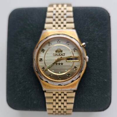 Vintage ORIENT tristar 3 star AAA crystal OS469FO59B Japan Men