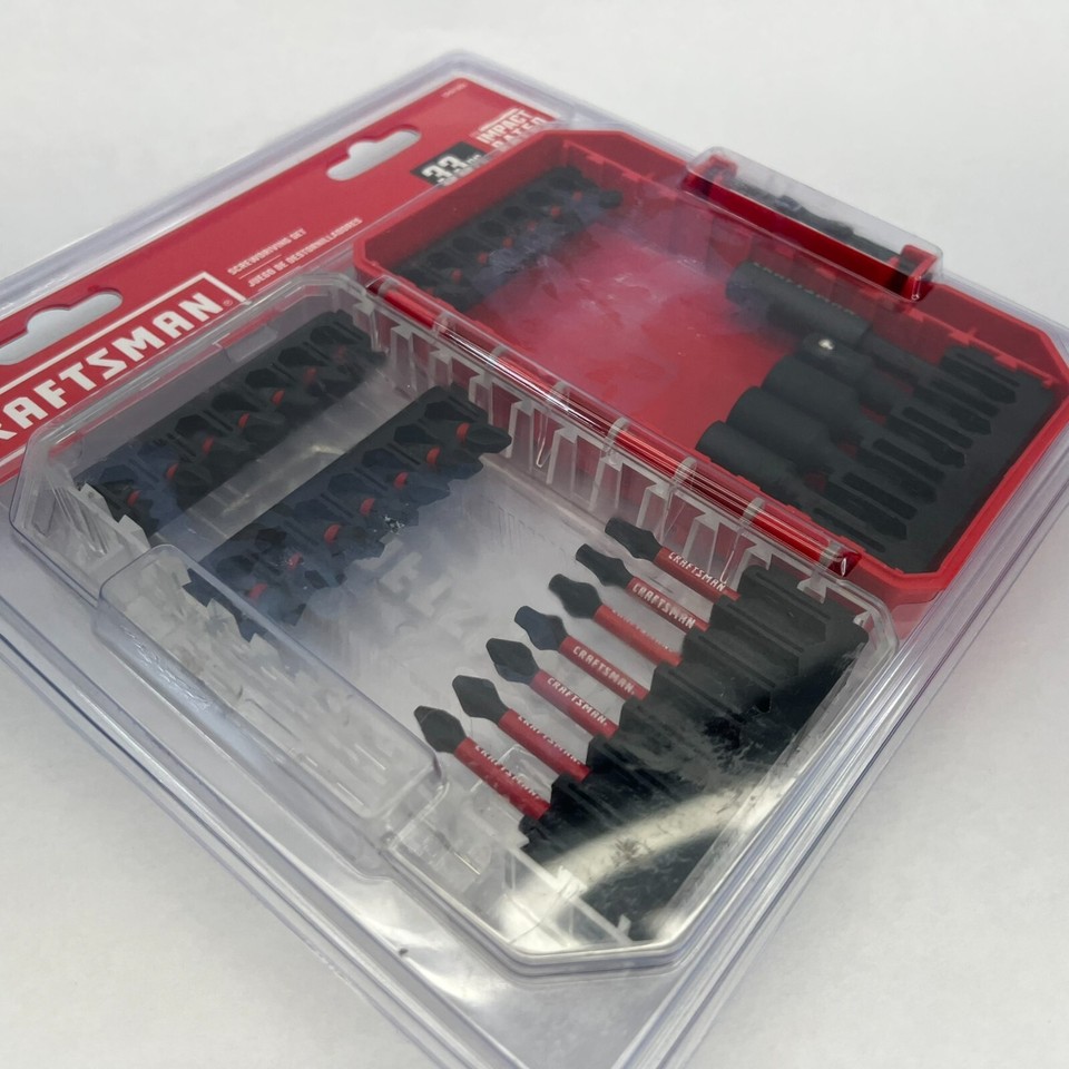 NEW Craftsman CMAF1333 33 Piece Screwdriving Set Drill / Impact Driver Bits eBay