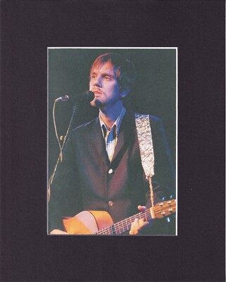 8X10'' Matted Print Photo Art Picture: David Poe, Playing Guitar 2001