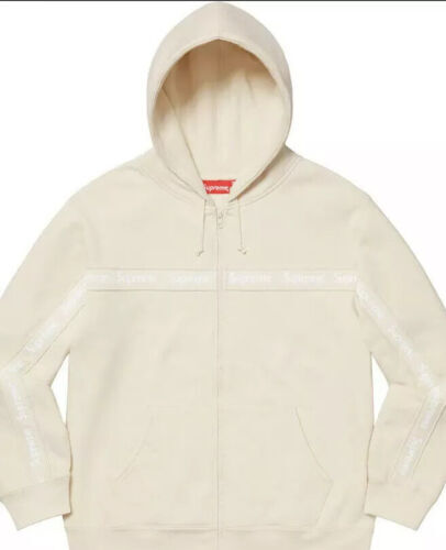 Supreme Stone Island Black Warp Stripe Hoodie Size XLarge FW Supreme Stone Island Black Warp Stripe Hoodie Size XLarge FW