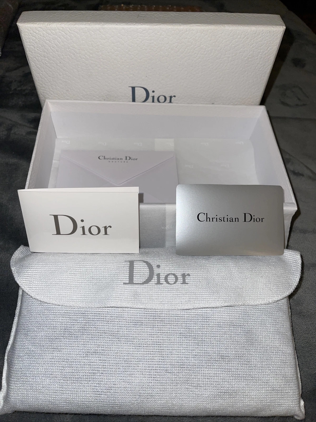 Portefeuille matelassé Christian Dior Cannage