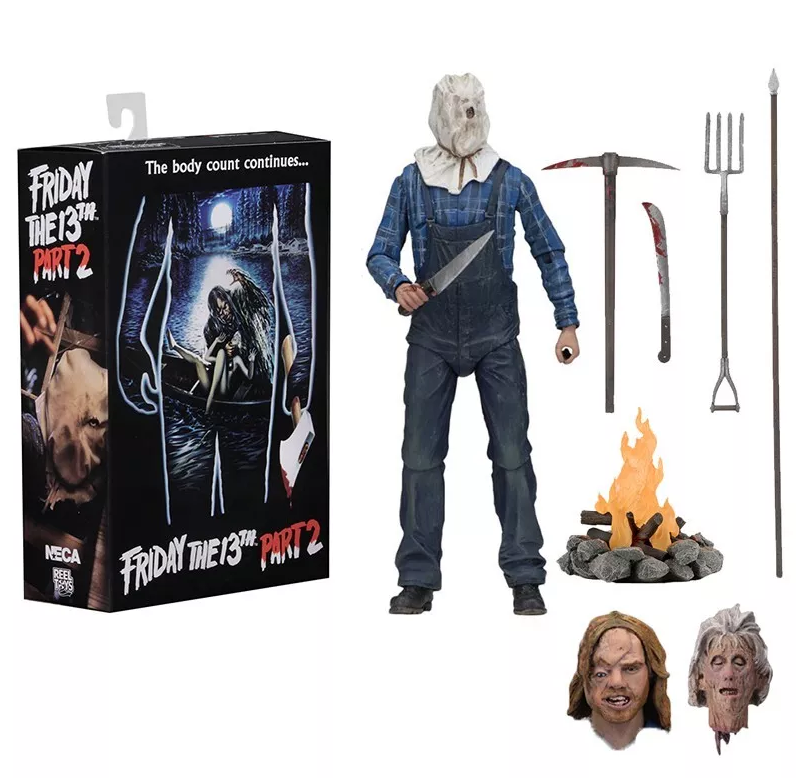 NECA Friday The 13th Part 2 Jason Voorhees Ultimate Action NECA Friday The 13th Part 2 Jason Voorhees Ultimate Action