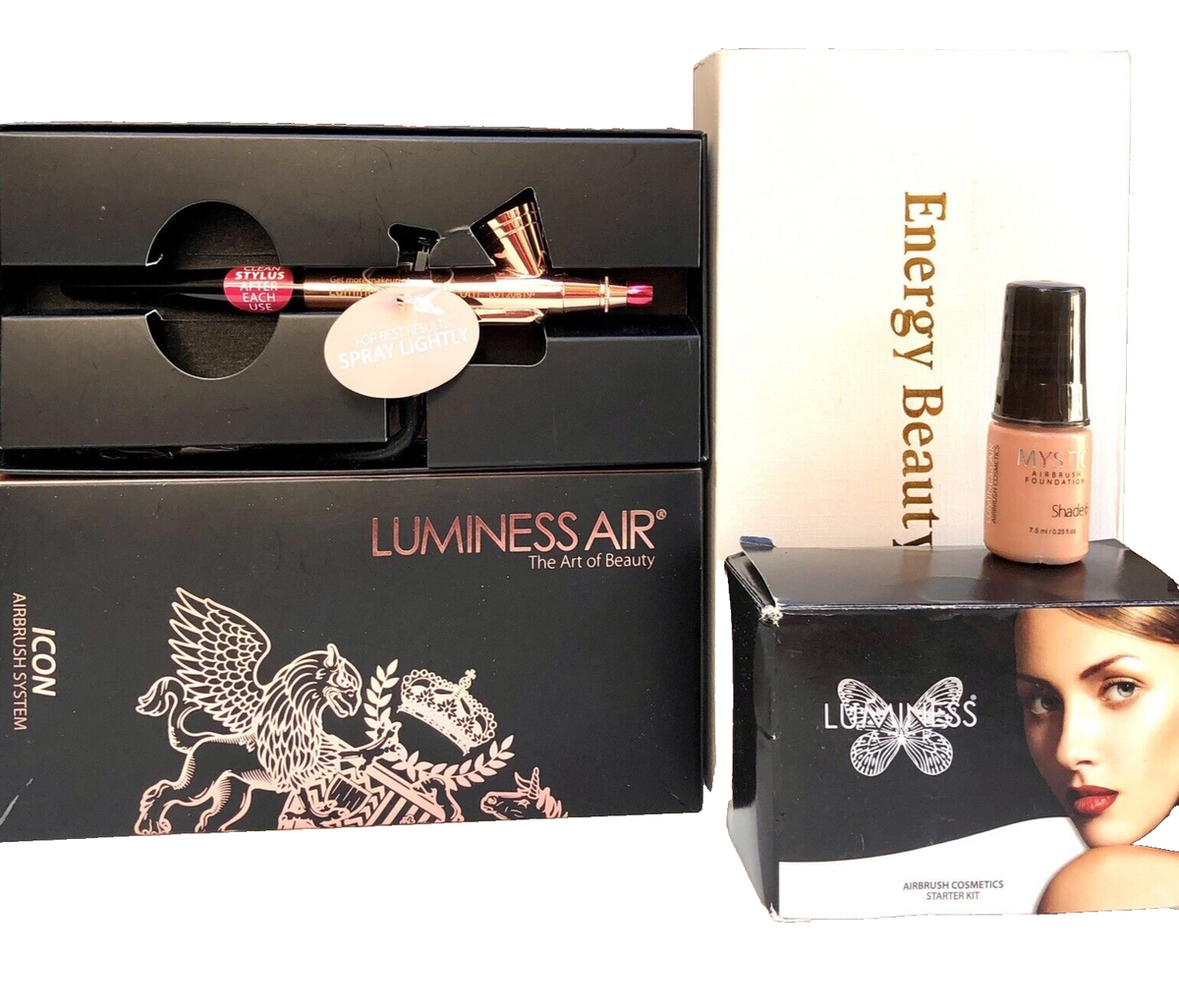 Luminess Air Icon Airbrushing System Foundation Starter Kit Jade Beauty  Bar