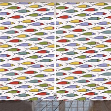 Unterwasser  Rustikale Gardine Fisch Kinder Tiere