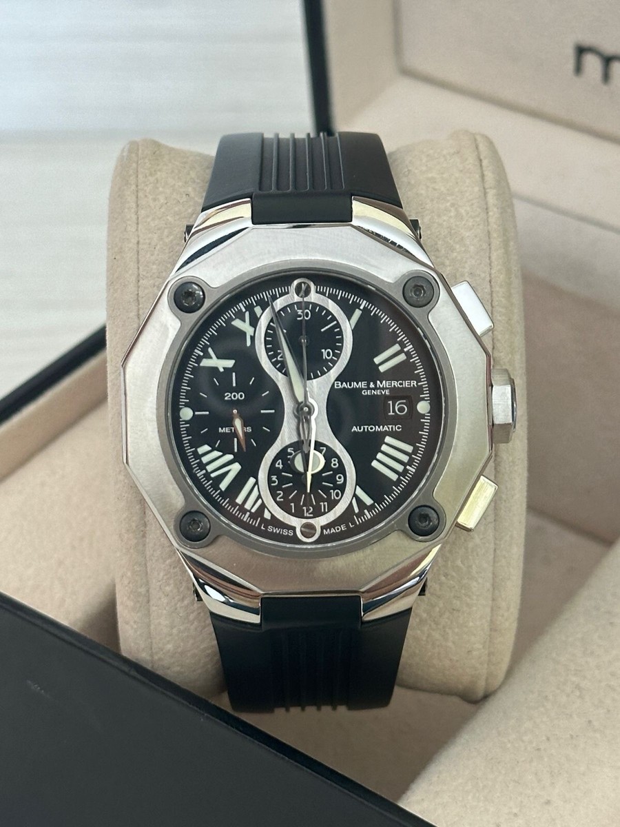 BAUME & MERCIER RIVERA REF. 65605 FOR MENS STAINLESS STEEL | eBay